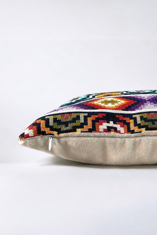 Goblen Dokuma Pamuklu Dekoratif Kırlent/yastık Kılıfı