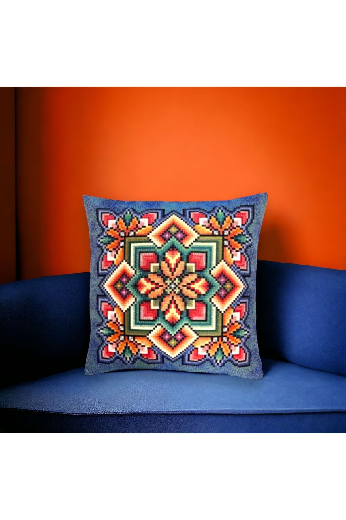 Goblen Dokuma Pamuklu Kırlent