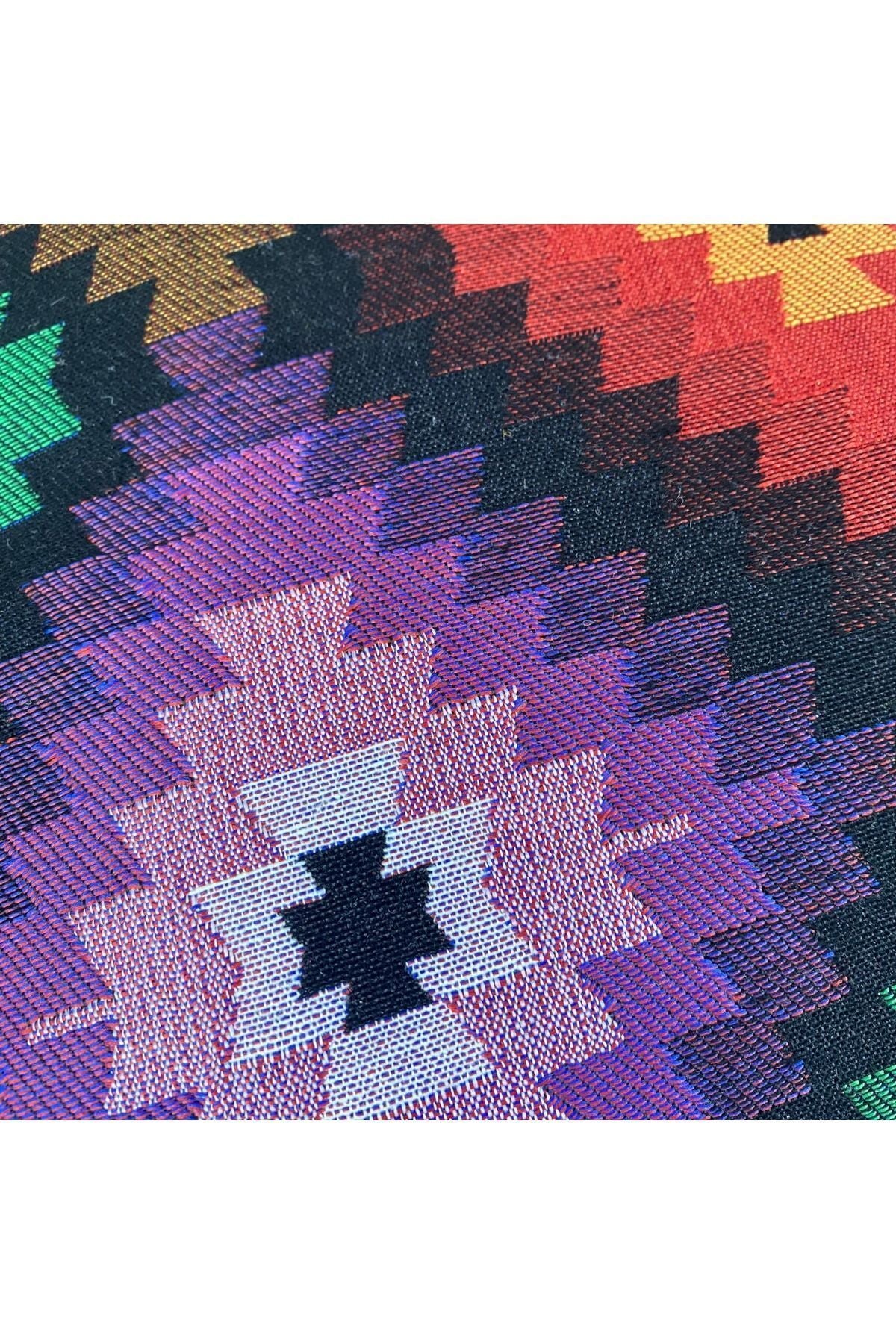 Goblen Dokuma Pamuklu Dekoratif Kırlent / Yastık Kılıfı