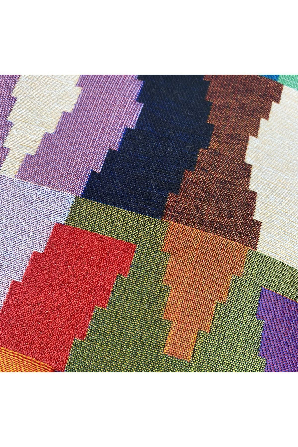 aztek goblen dokuma kırlent kılıfı 45x45