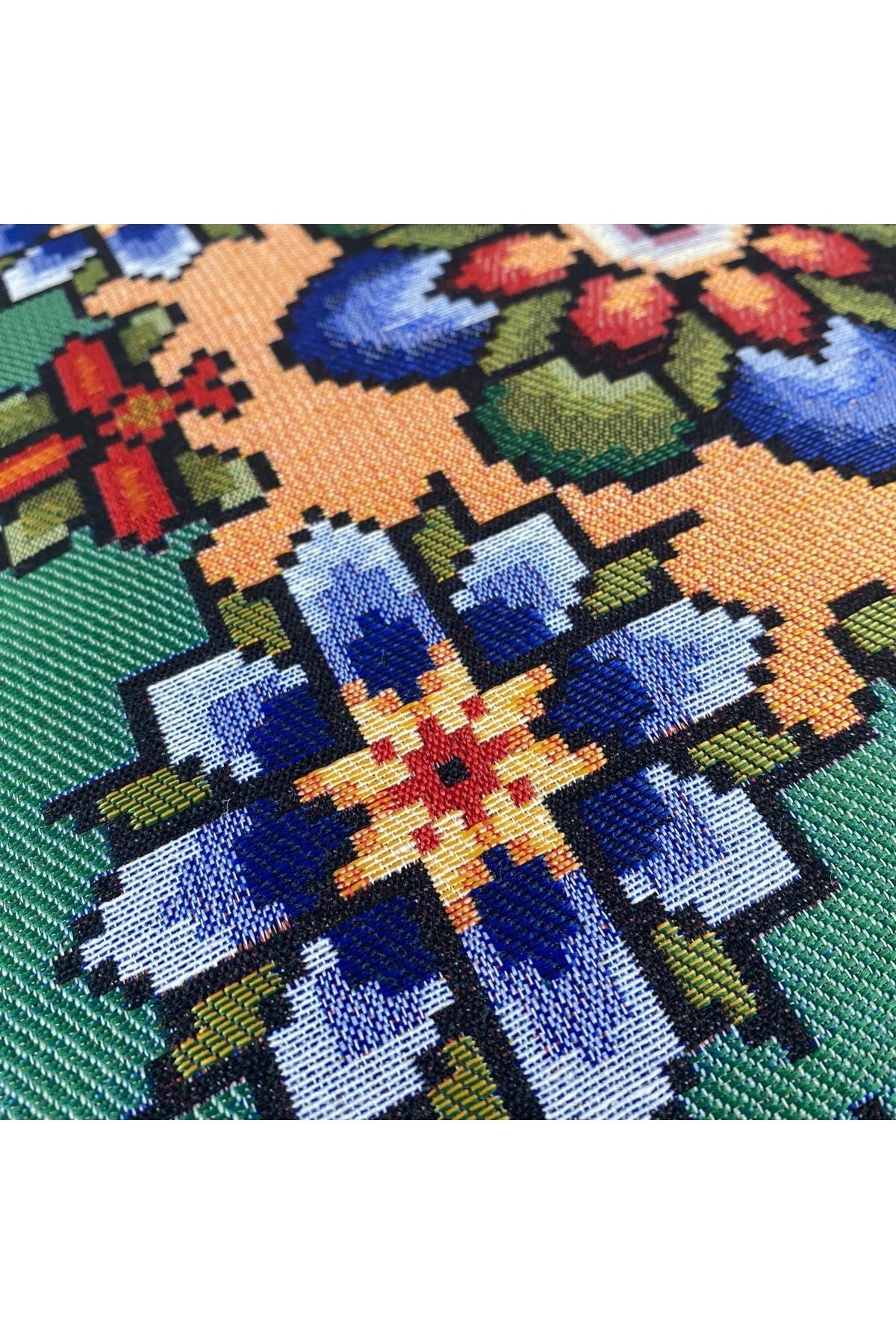 Tapestry Woven Cotton Decorative Cushion / Pillow Case