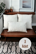 Cotton Modern Decorative Cushion / Pillow Case - SET OF 3