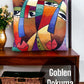 Goblen Dokuma Picasso Pamuklu Kırlent Kılıfı