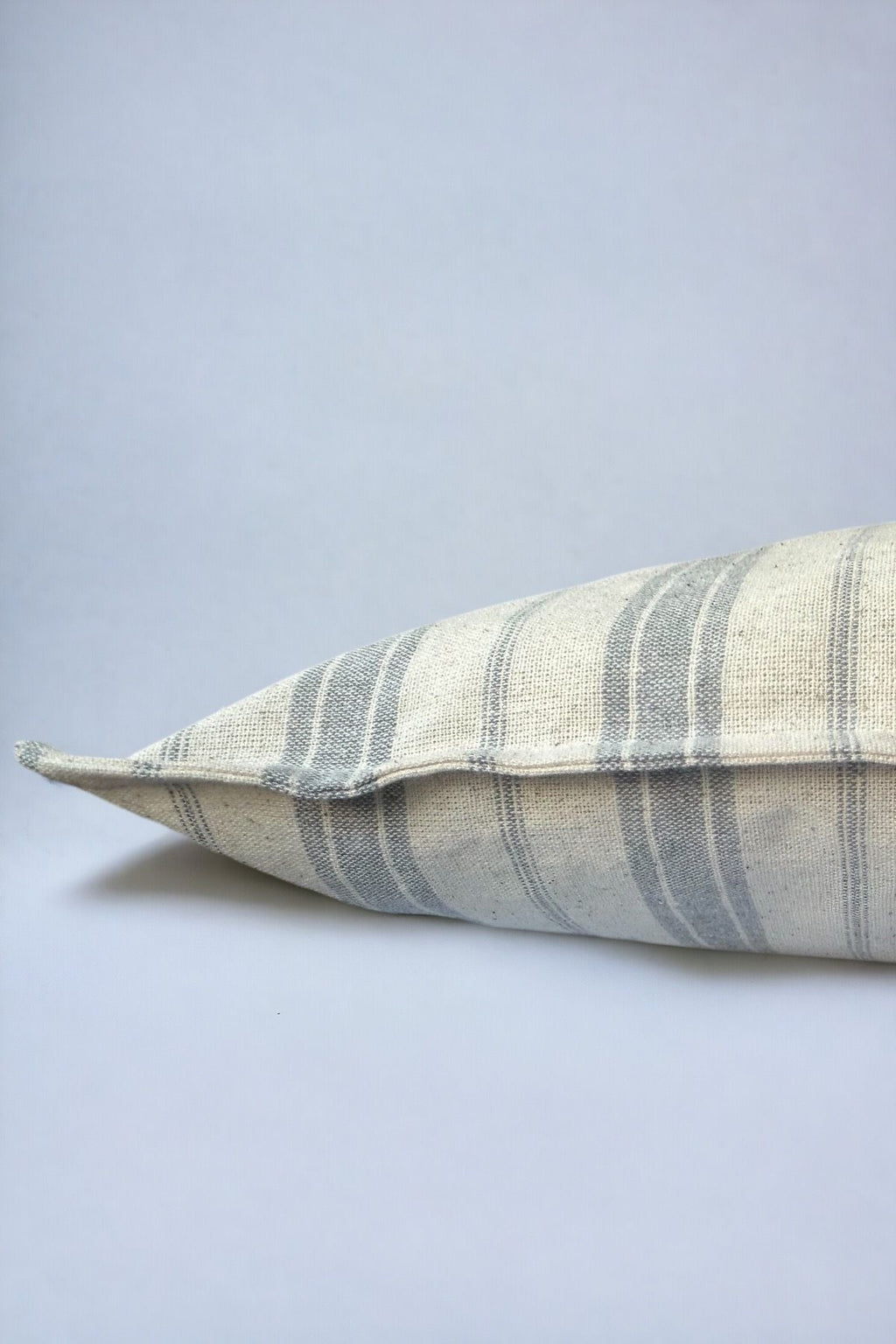 Cotton Modern Gray Striped Decorative 2-Piece Cushion / Pillow Case