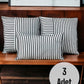 Pamuklu Modern Dekoratif Kırlent / Yastık Kılıfı - 3'lü SET