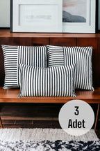 Cotton Modern Decorative Cushion / Pillow Case - SET OF 3