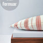 Cotton Modern Coral Striped Decorative 2-Piece Cushion / Pillow Case