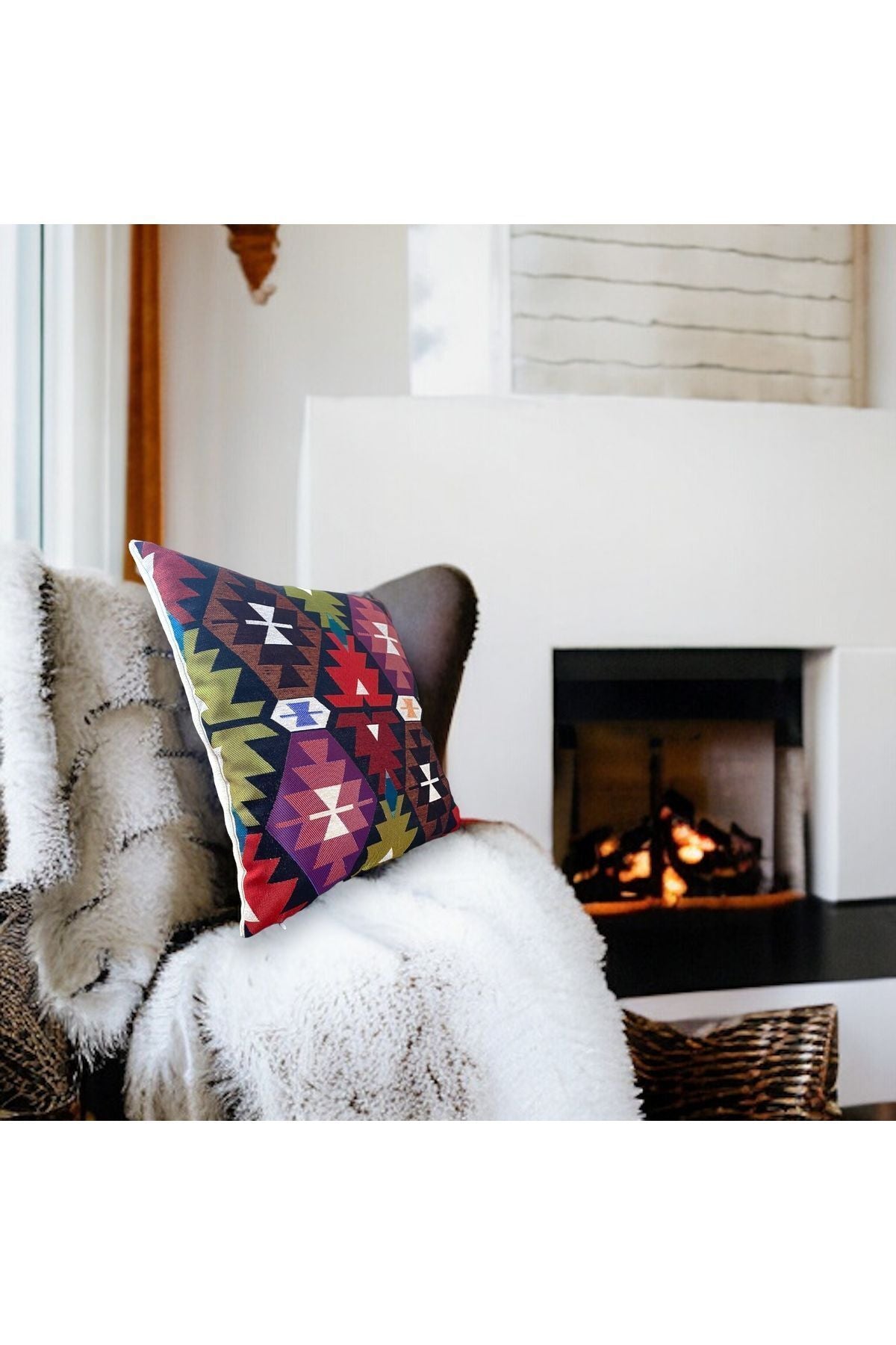 Tapestry Woven Cotton Decorative Cushion/Pillow Case
