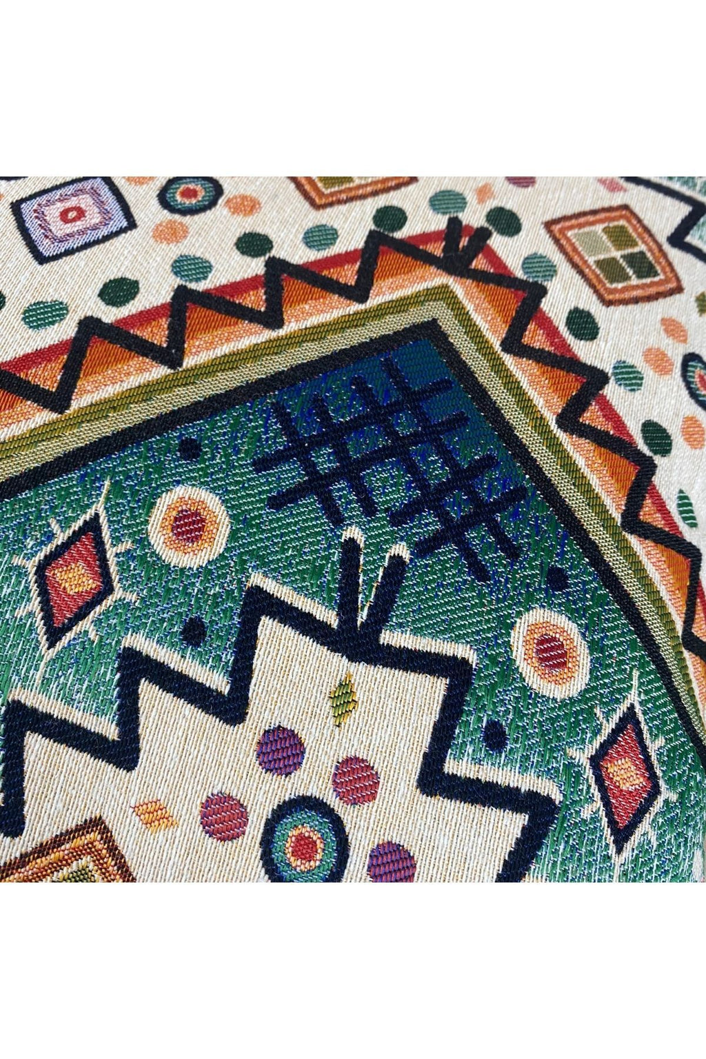 dekoratif aztek goblen kırlent kılıfı 45x45