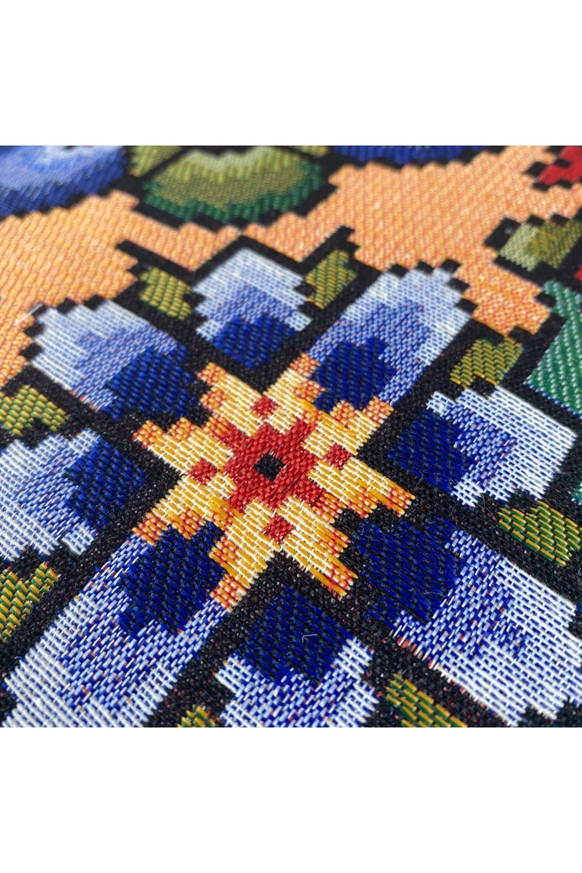 Tapestry Woven Cotton Decorative Cushion / Pillow Case