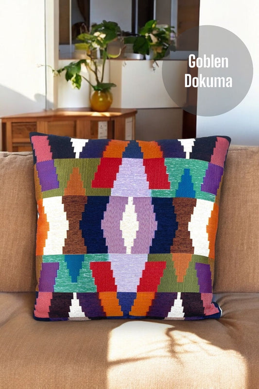 Tapestry Woven Cotton Decorative Cushion/Pillow Case