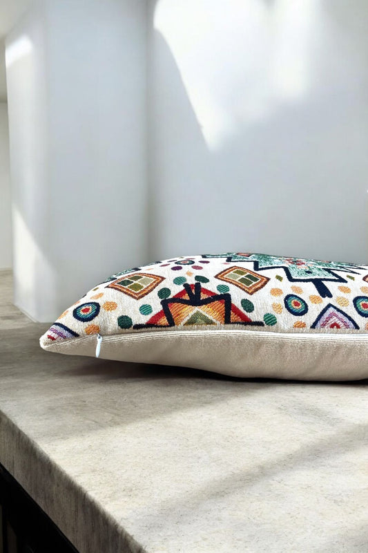 Tapestry Woven Cotton Decorative Cushion/Pillow Case