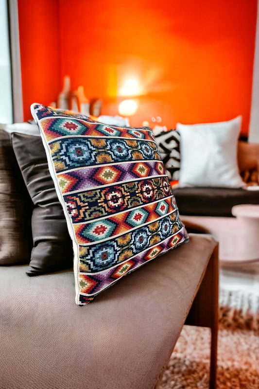 Tapestry Woven Cotton Decorative Cushion/Pillow Case