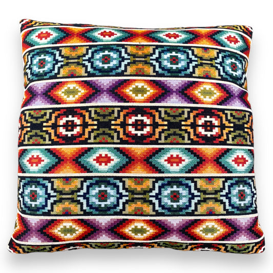 Goblen Dokuma Pamuklu Dekoratif Kırlent/yastık Kılıfı