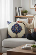 goblen dokuma kırlent kılıfı 45x45