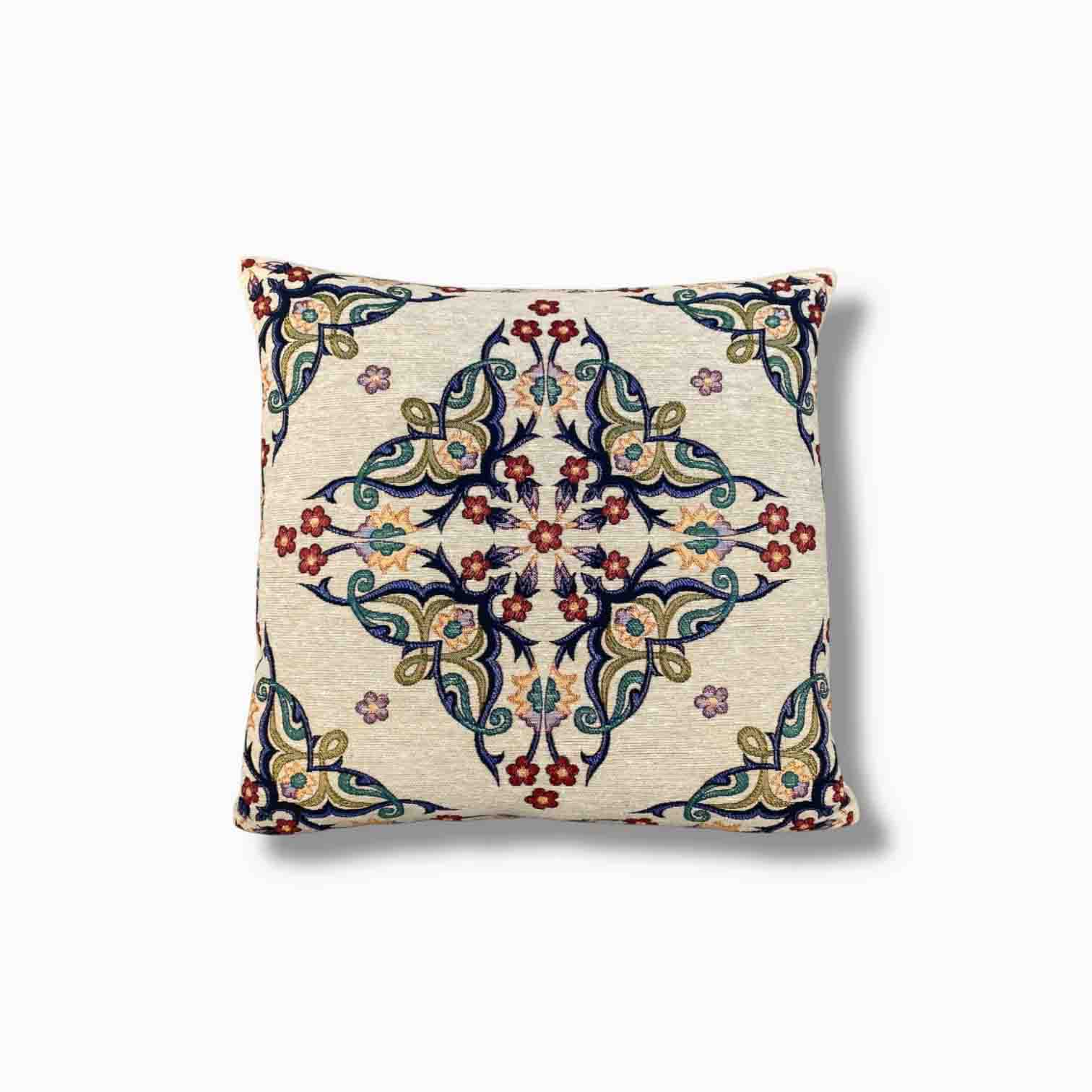 mandala desen kırlent kılıfı goblen