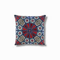 Jacquard Tapestry Panel Woven Green Mandala Decorative Cushion / Pillow Case