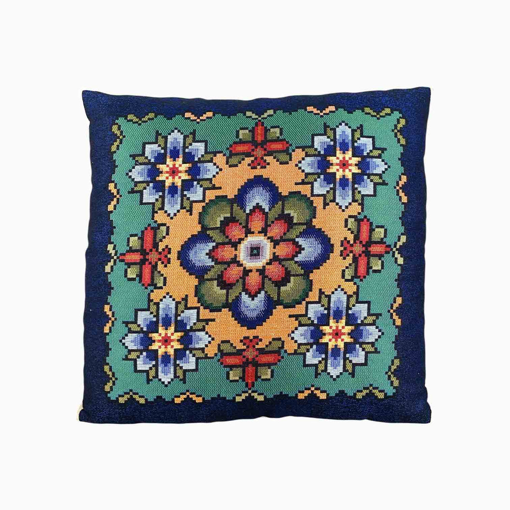 Tapestry Woven Cotton Decorative Cushion / Pillow Case