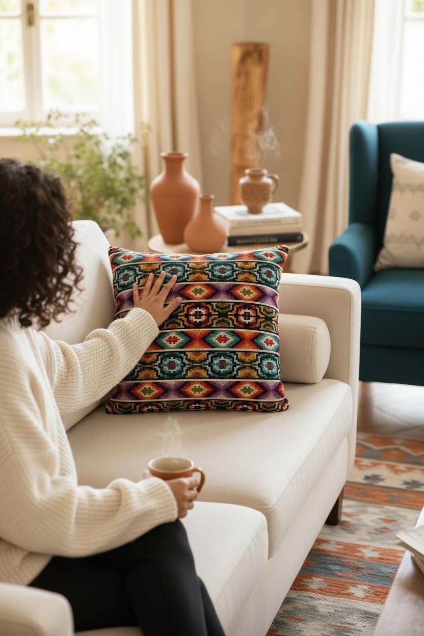 dekoratif kırlent kılıfı 45x45