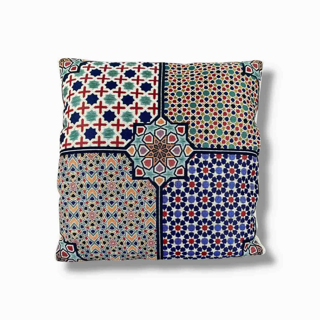 Tapestry Woven Star Cotton Cushion Cover