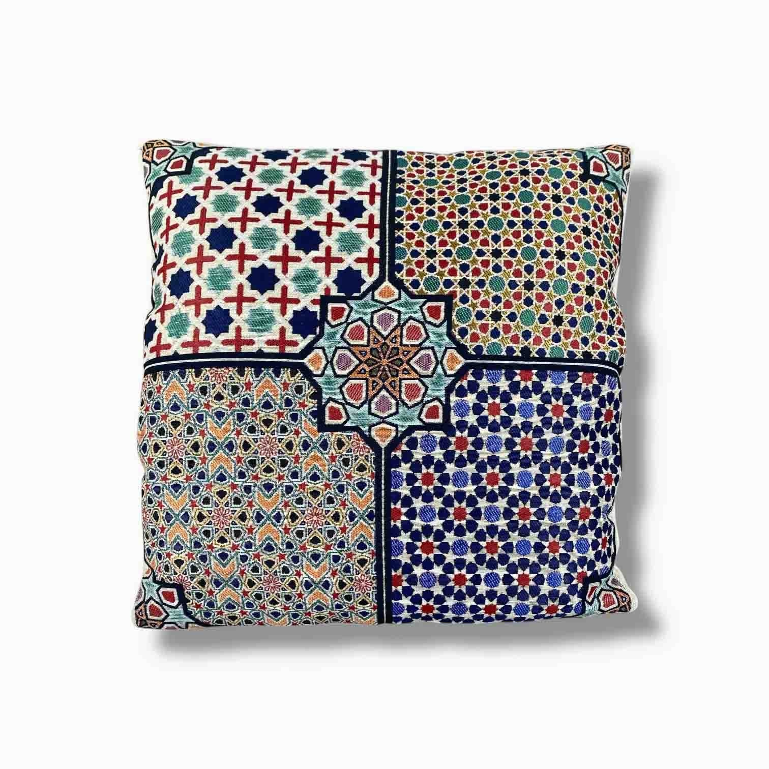 Tapestry Woven Star Cotton Cushion Cover
