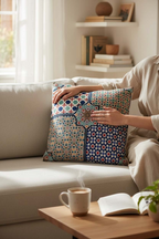 Tapestry Woven Star Cotton Cushion Cover