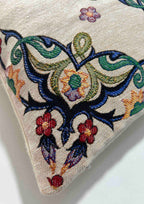 Jacquard Tapestry Panel Woven Green Mandala Decorative Cushion / Pillow Case