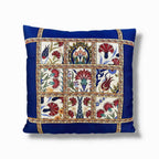 dekoratif lale kırlent kılıfı 45x45