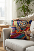 kedi kırlent kılıfı 45x45 